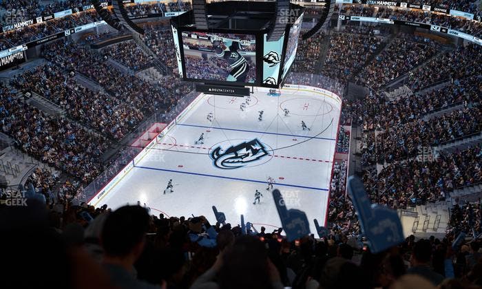 Delta Center - Section 120 Seat View