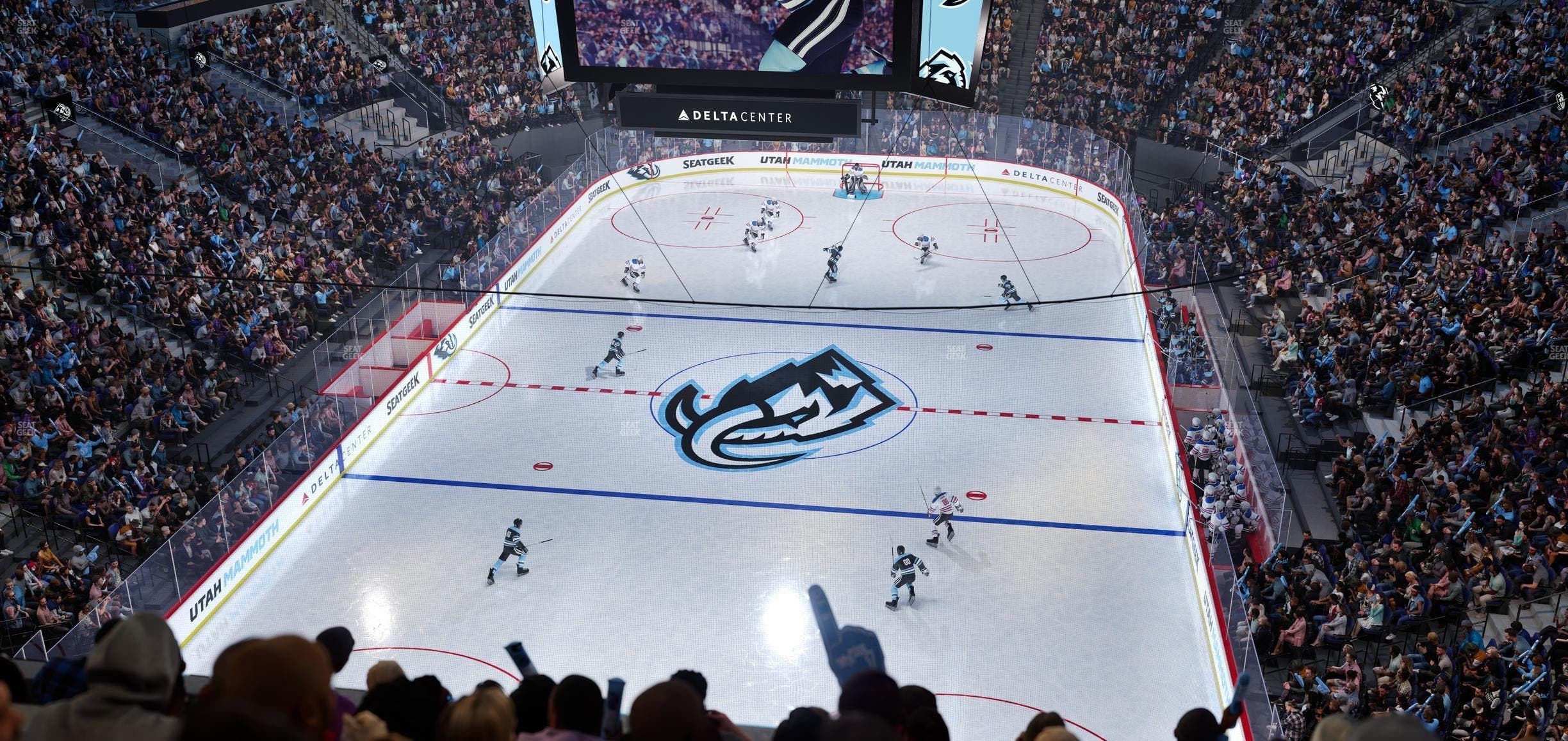 Delta Center - Section 121 Seat View