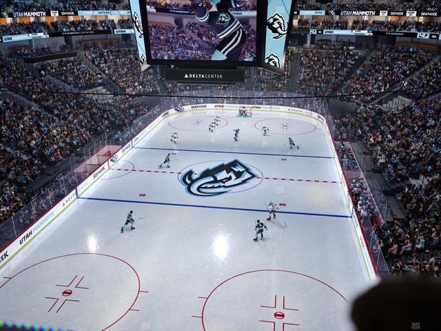 Delta Center - Section 121 Seat View