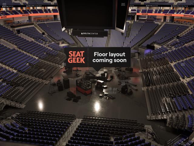 Delta Center - Section 121 Seat View