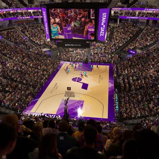 Delta Center - Section 121 Seat View