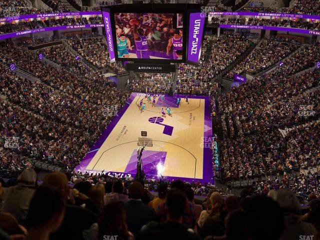 Delta Center - Section 121 Seat View