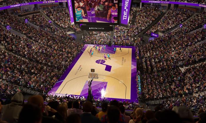 Delta Center - Section 121 Seat View