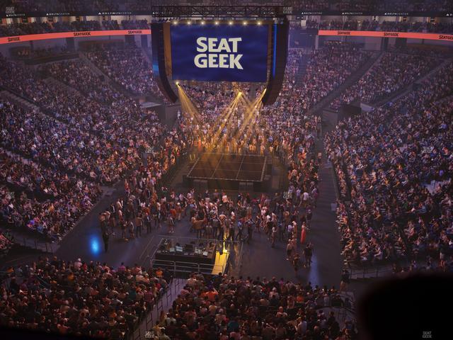 Delta Center - Section 121 Seat View