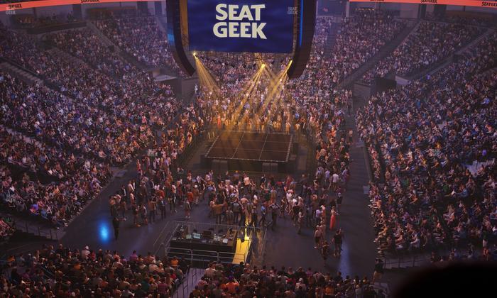 Delta Center - Section 121 Seat View