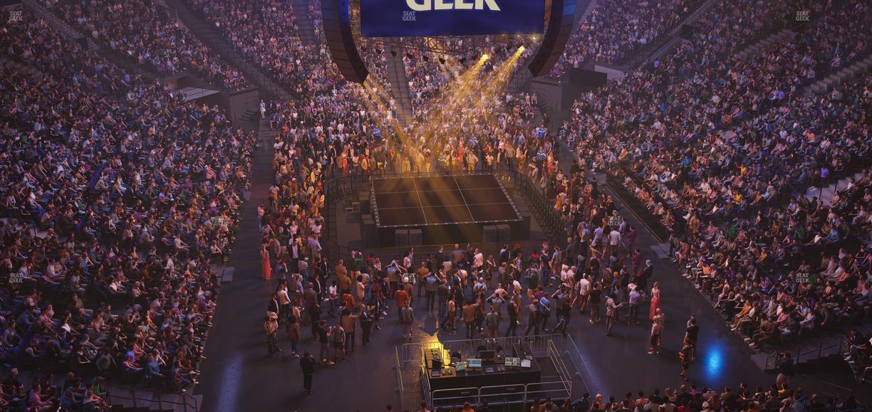 Delta Center - Section 123 Seat View