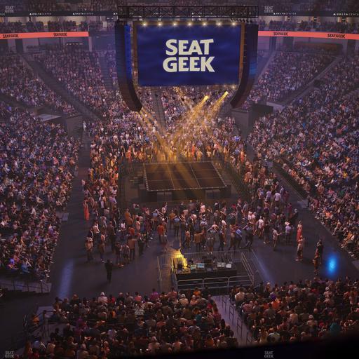 Delta Center - Section 123 Seat View