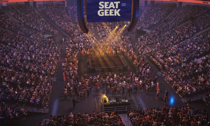 Delta Center - Section 123 Seat View