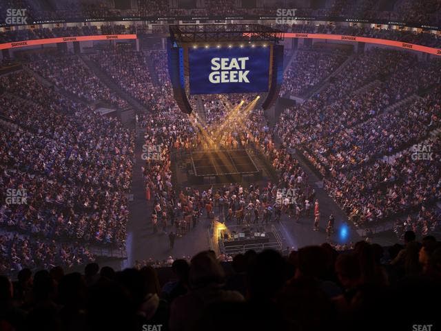 Delta Center - Section 123 Seat View