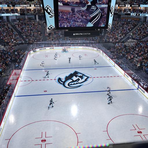 Delta Center - Section 123 Seat View