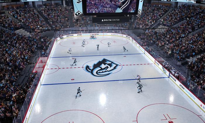 Delta Center - Section 123 Seat View