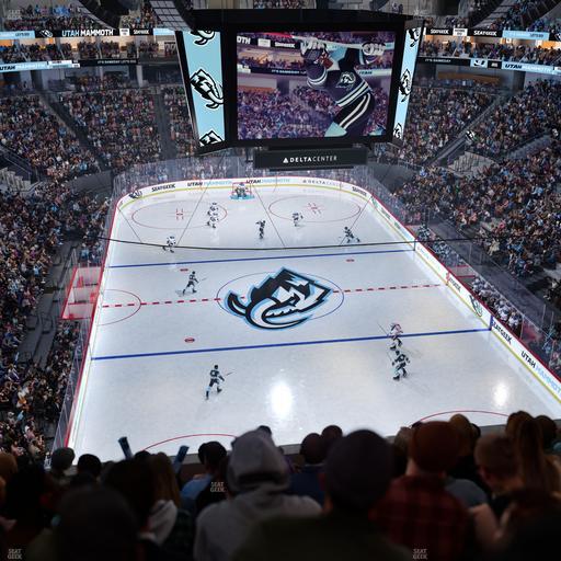 Delta Center - Section 123 Seat View