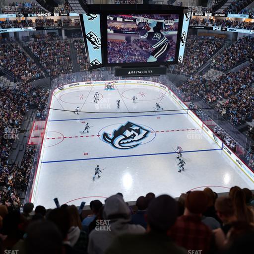 Delta Center - Section 123 Seat View