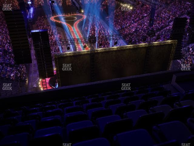 Delta Center - Section 123 Seat View