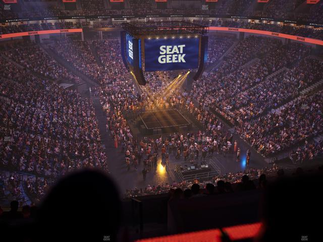Delta Center - Section 124 Seat View