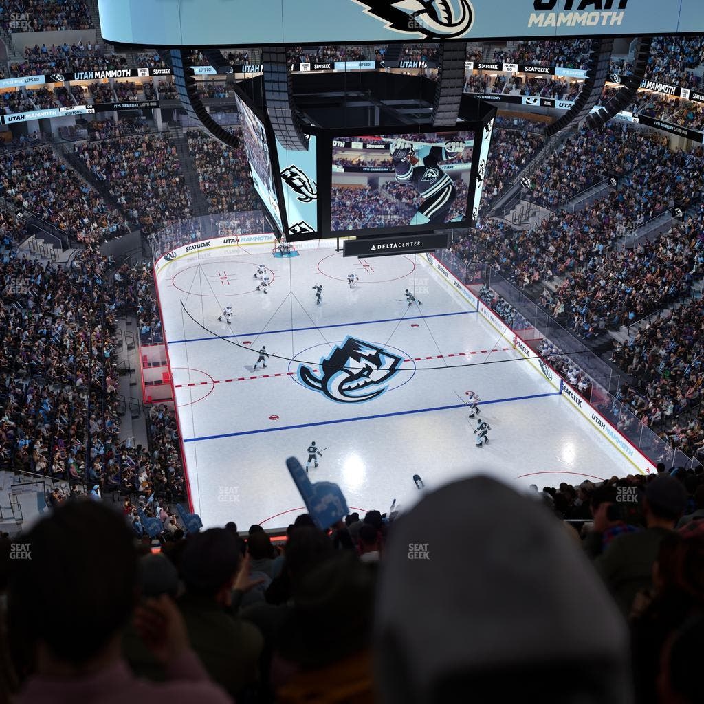 Delta Center - Section 124 Seat View