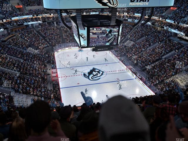Delta Center - Section 124 Seat View