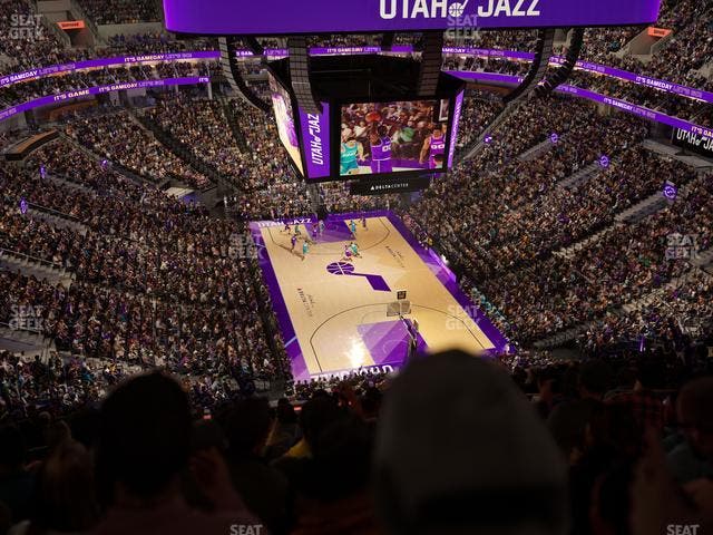 Delta Center - Section 124 Seat View