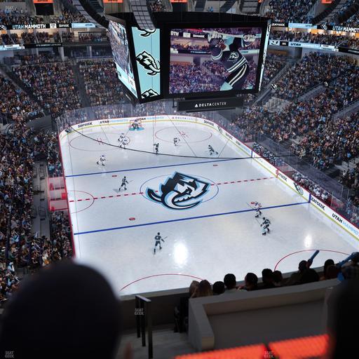 Delta Center - Section 124 Seat View