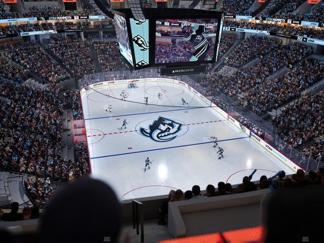 Delta Center - Section 124 Seat View