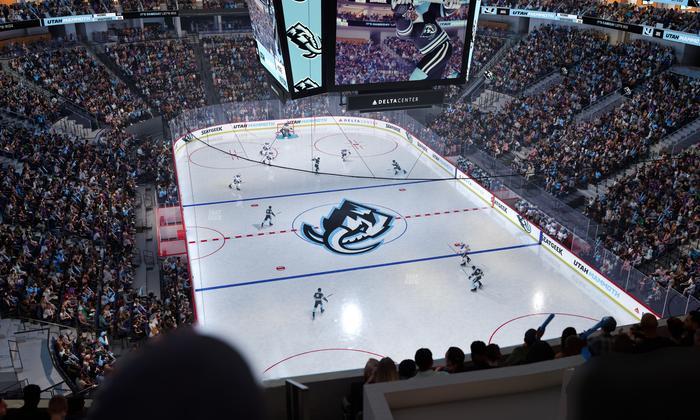 Delta Center - Section 124 Seat View