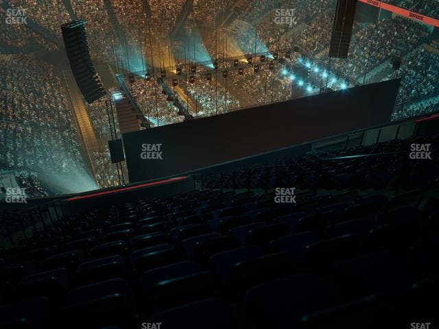 Delta Center - Section 124 Seat View