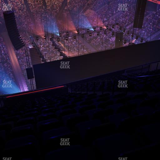 Delta Center - Section 124 Seat View