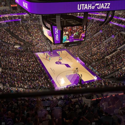 Delta Center - Section 125 Seat View