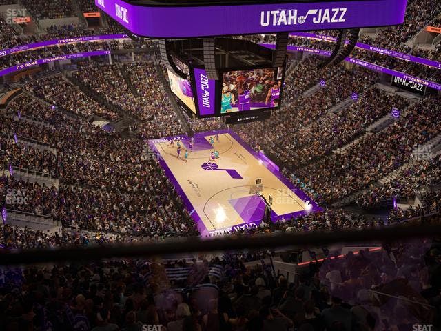 Delta Center - Section 125 Seat View