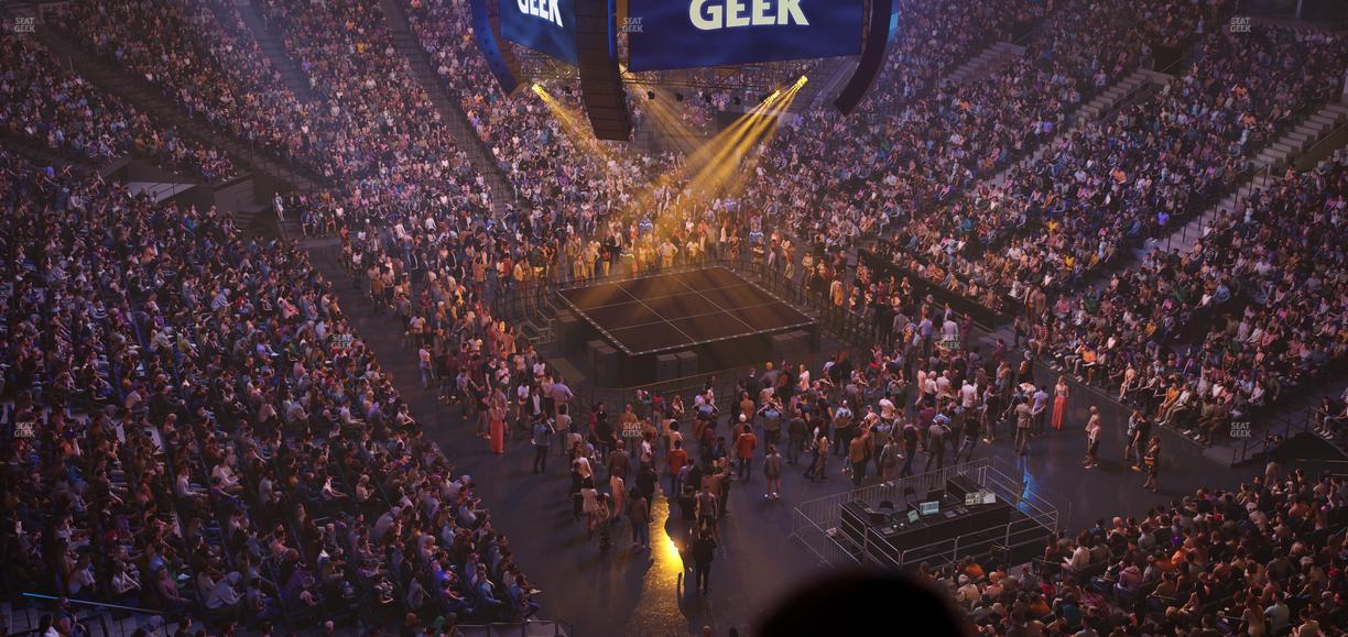 Delta Center - Section 125 Seat View