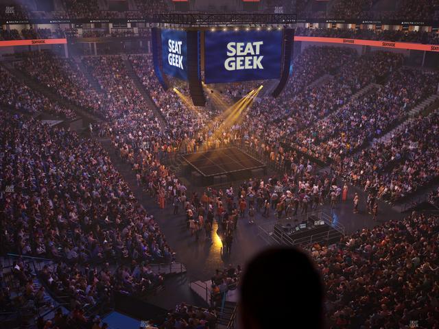 Delta Center - Section 125 Seat View