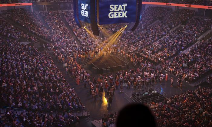 Delta Center - Section 125 Seat View