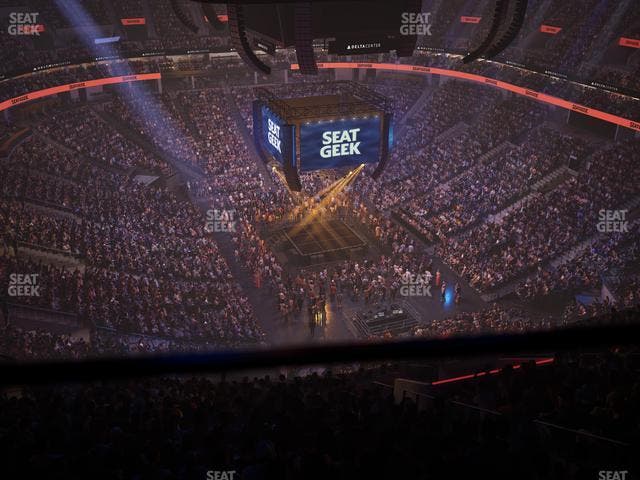 Delta Center - Section 125 Seat View