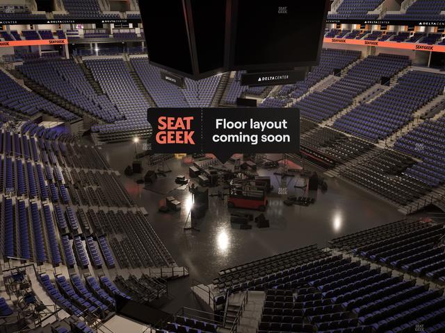 Delta Center - Section 125 Seat View