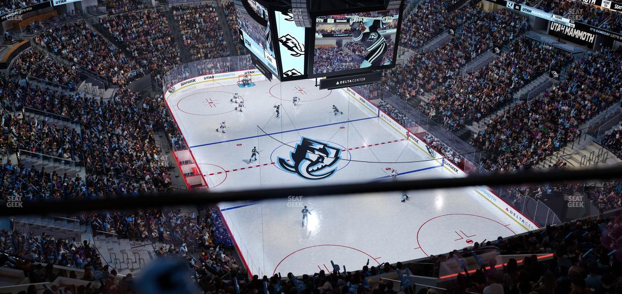 Delta Center - Section 125 Seat View