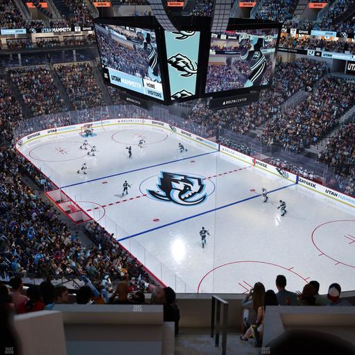 Delta Center - Section 126 Seat View