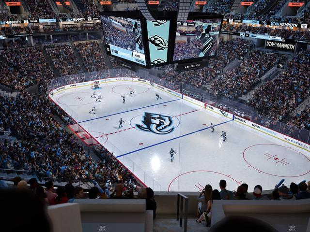 Delta Center - Section 126 Seat View