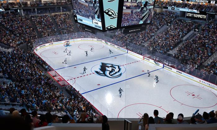 Delta Center - Section 126 Seat View