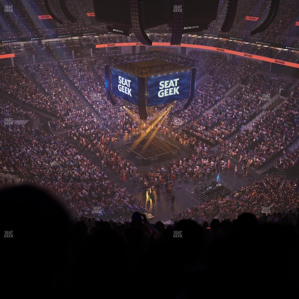 Delta Center - Section 126 Seat View