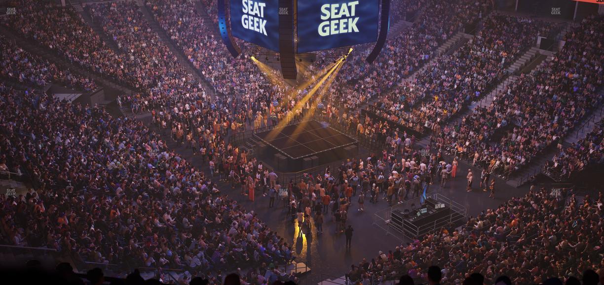 Delta Center - Section 126 Seat View