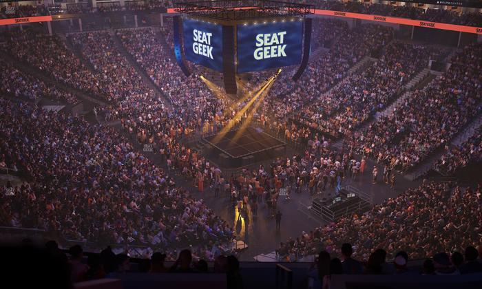 Delta Center - Section 126 Seat View