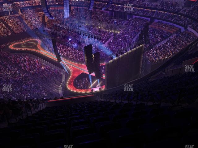 Delta Center - Section 126 Seat View