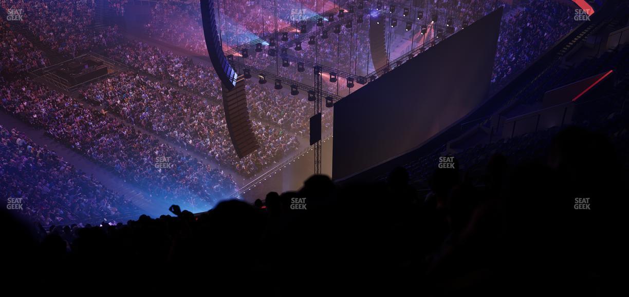 Delta Center - Section 126 Seat View