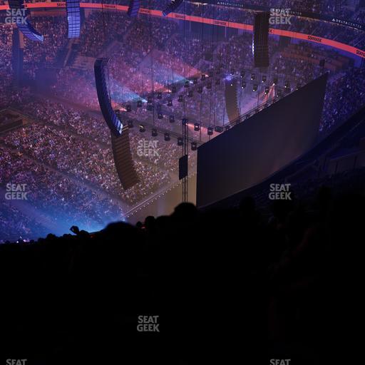 Delta Center - Section 126 Seat View