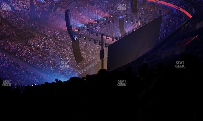 Delta Center - Section 126 Seat View