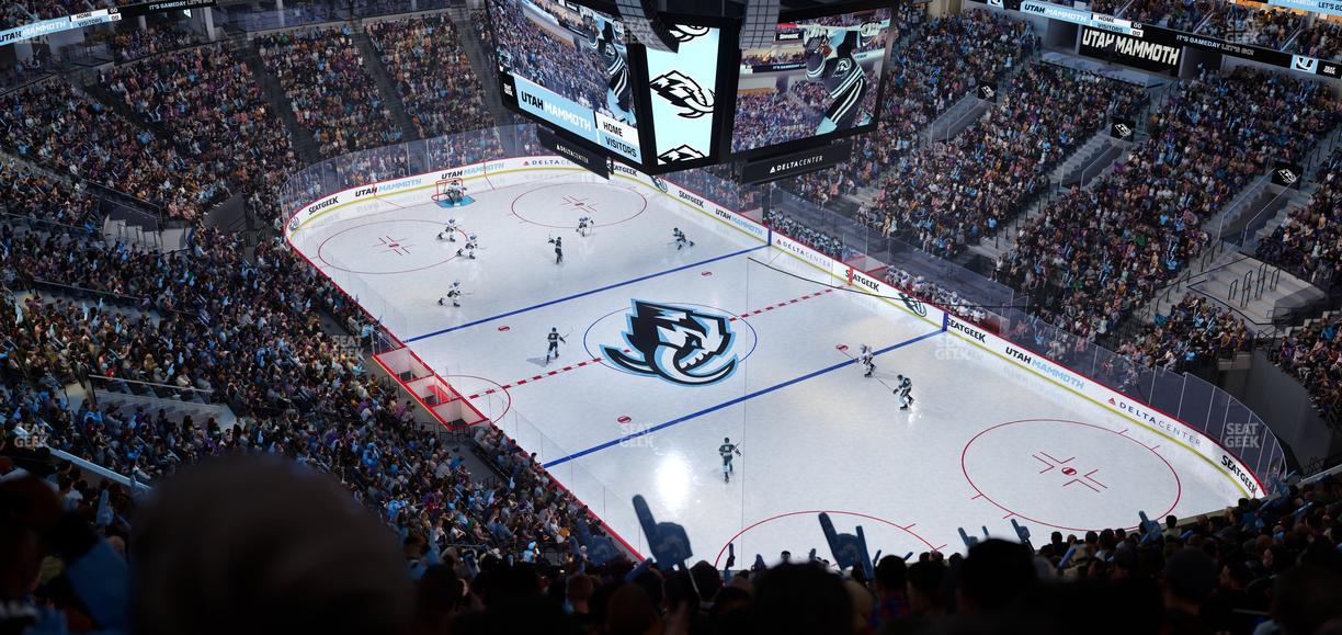 Delta Center - Section 126 Seat View