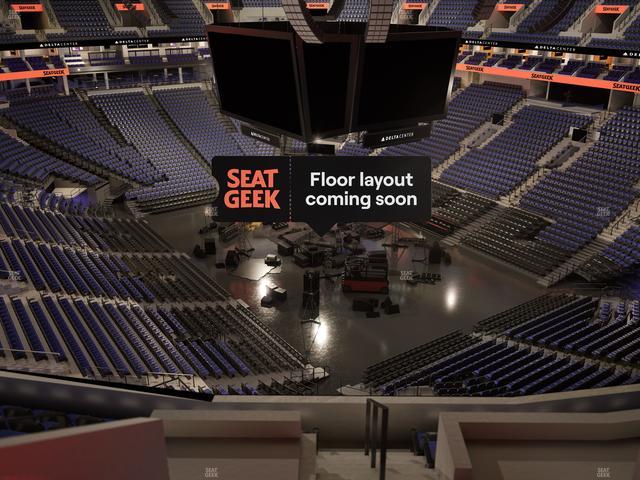 Delta Center - Section 126 Seat View