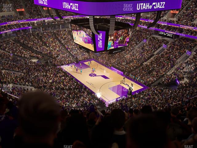 Delta Center - Section 126 Seat View Delta Center - Section 126 Seat View