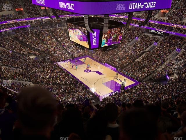 Delta Center - Section 126 Seat View