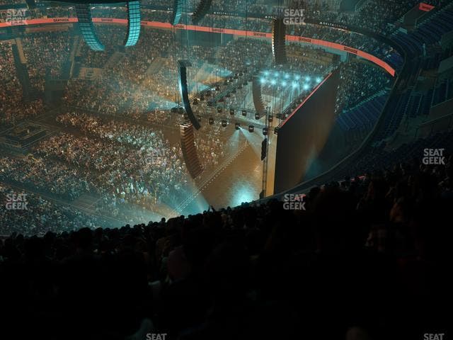 Delta Center - Section 127 Seat View
